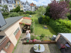 Gartenansicht - Altbauhaus mit schönem Garten