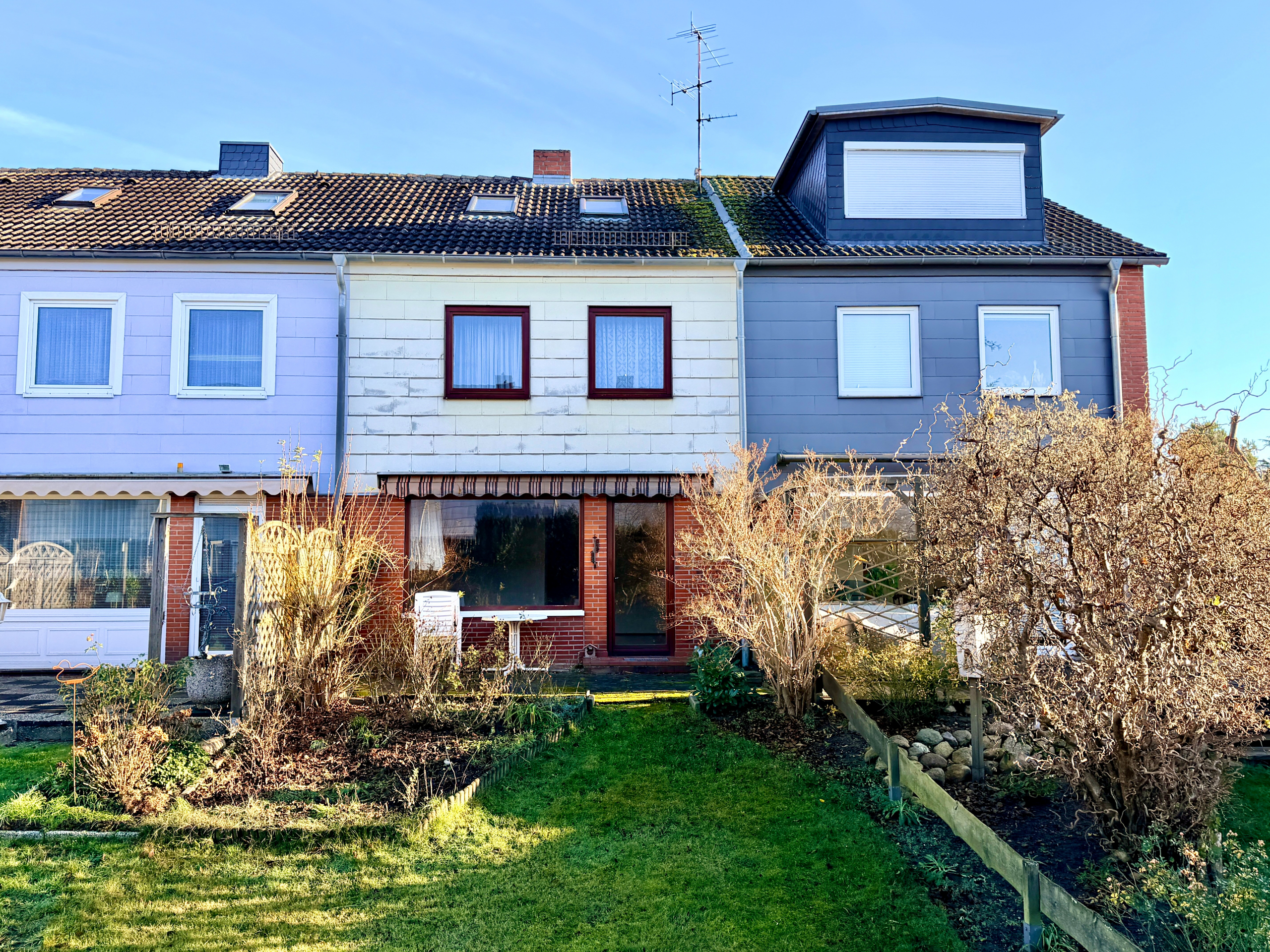 Reihenmittelhaus mit sonnigem Garten auf Erbpacht