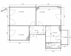 Grundriss EG - Gepflegtes Altbau-Mehrfamilienhaus mit 4 WE, WEG-geteilt, 4/4 Whg. vermietet