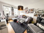 1. OG Wohnzimmer - Gepflegtes Altbau-Mehrfamilienhaus mit 4 WE, WEG-geteilt, 4/4 Whg. vermietet