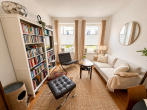 EG Wohnzimmer - Gepflegtes Altbau-Mehrfamilienhaus mit 4 WE, WEG-geteilt, 4/4 Whg. vermietet