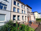 Straßenansicht - Gepflegtes Altbau-Mehrfamilienhaus mit 4 WE, WEG-geteilt, 4/4 Whg. vermietet