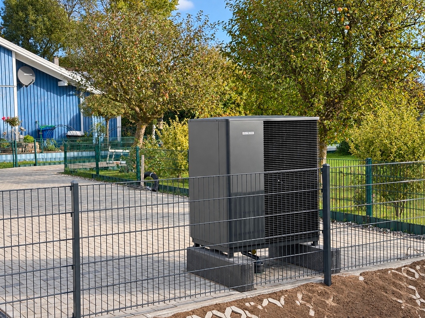 Außenansicht Wärmepumpe